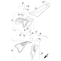 TANK/ SITZBANK/ VERKLEIDUNG