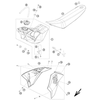 TANK/ SITZBANK/ VERKLEIDUNG