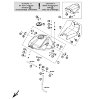 TANK, SITZBANK, VERKLEIDUNG