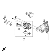 HINTERER BREMSSATTEL