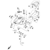 KRAFTSTOFFTANK / SITZBANK / ABDECKUNG 