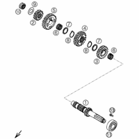 GETRIEBE I - ANTRIEBSWELLE
