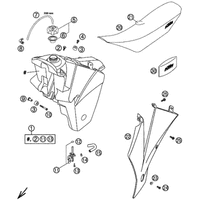TANK / SITZBANK / VERKLEIDUNG