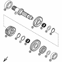 GETRIEBE I - ANTRIEBSWELLE