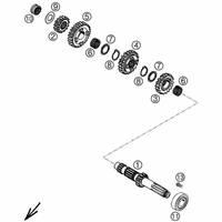 GETRIEBE I - ANTRIEBSWELLE