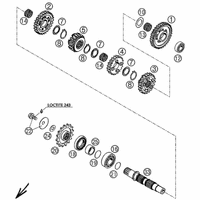 GETRIEBE II - ABTRIEBSWELLE