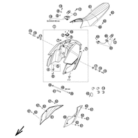 TANK, SITZBANK, VERKLEIDUNG