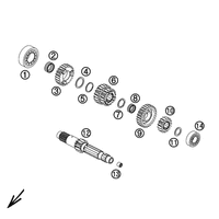 GETRIEBE I - ANTRIEBSWELLE