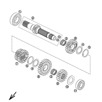 GETRIEBE I - ANTRIEBSWELLE