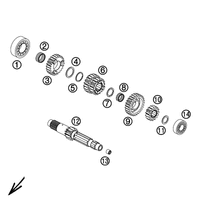 GETRIEBE I - ANTRIEBSWELLE
