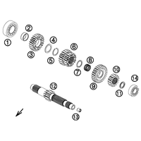GETRIEBE I / ANTRIEBSWELLE