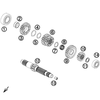 GETRIEBE I - ANTRIEBSWELLE
