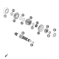 GETRIEBE I - ANTRIEBSWELLE