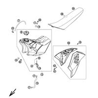 KRAFTSTOFFTANK / SITZBANK / ABDECKUNG 