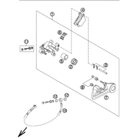 HINTERER BREMSSATTEL