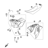 KRAFTSTOFFTANK / SITZBANK / ABDECKUNG 