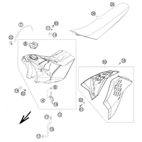 TANK/ SITZBANK/ VERKLEIDUNG