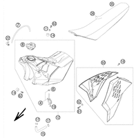 TANK/ SITZBANK/ VERKLEIDUNG