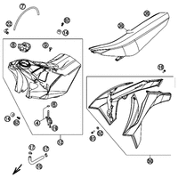 TANK / SITZBANK / VERKLEIDUNG