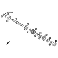 GETRIEBE I / ANTRIEBSWELLE