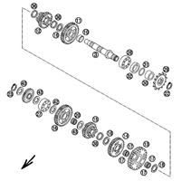 GETRIEBE II / ABTRIEBSWELLE