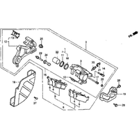 BREMSSATTEL HINTERRAD