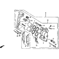 BREMSSATTEL VORDERRAD