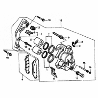BREMSSATTEL VORDERRAD
