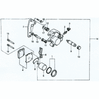 BREMSSATTEL VORDERRAD