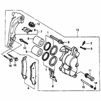 BREMSSATTEL VORDERRAD
