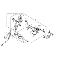 BREMSSATTEL HINTERRAD