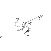 BREMSPEDAL / SCHALTHEBEL / KICKSTARTER