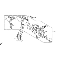 BREMSSATTEL VORDERRAD