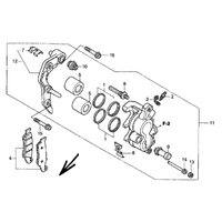BREMSSATTEL VORDERRAD