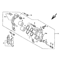 BREMSSATTEL VORDERRAD
