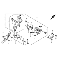BREMSSATTEL HINTERRAD