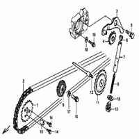 NOCKENWELLENKETTE / SPANNVORRICHTUNG