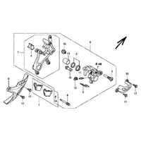 BREMSSATTEL HINTERRAD
