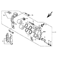 BREMSSATTEL VORDERRAD