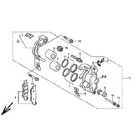 BREMSSATTEL VORDERRAD