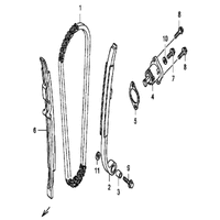 NOCKENWELLENKETTE / SPANNVORRICHTUNG
