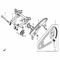 HINTERRADSCHWINGE / KETTENSCHUTZ