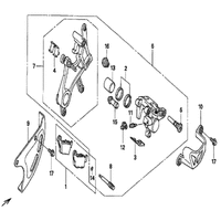 BREMSSATTEL HINTERRAD