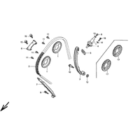 NOCKENWELLENKETTE / SPANNVORRICHTUNG