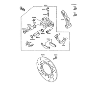 HAUPTBREMSZYLINDER HINTER(EX250F-000399-)