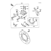 HAUPTBREMSZYLINDER HINTER(ZX600C-000001-004059)