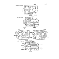 KURBELGEHÄUSE/SCHRAUBENSCHEMA