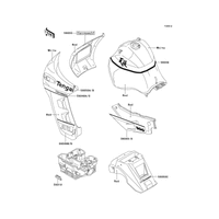 AUFKLEBER(ROT/WEIß)