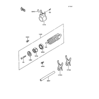 GANGSCHALTUNG/SCHALTGABEL