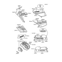 AUFKLEBER(1/2)(EBONY/WEIß)
